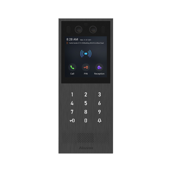 X912S - Багатоабонентна панель виклику з розпізнаванням обличчя 00-00001880 фото