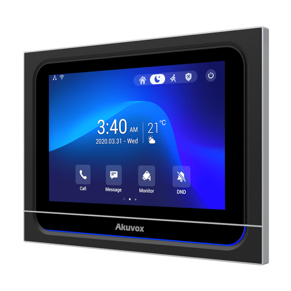 X933W Black - 7" SIP домофон на Android з Wi-Fi та Bluetooth 00-00000484 фото